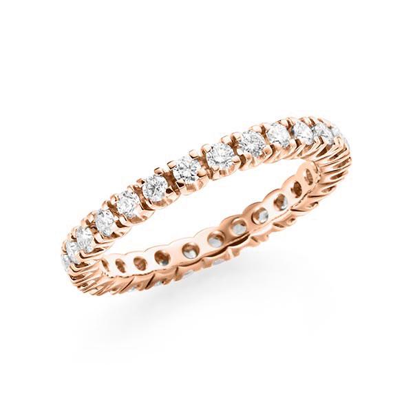 Memoire/Diamantring in Rotgold 750 vollausgefasst mit zus. 1 ct. Brillant tw, vs von 123gold - E-PY3WR-R7-1PVCA3Z Memoire/Diamantring in Rotgold 750 vollausgefasst mit zus. 1 ct. Brillant tw, vs von 123gold - E-PY3WR-R7-1PVCA3Z