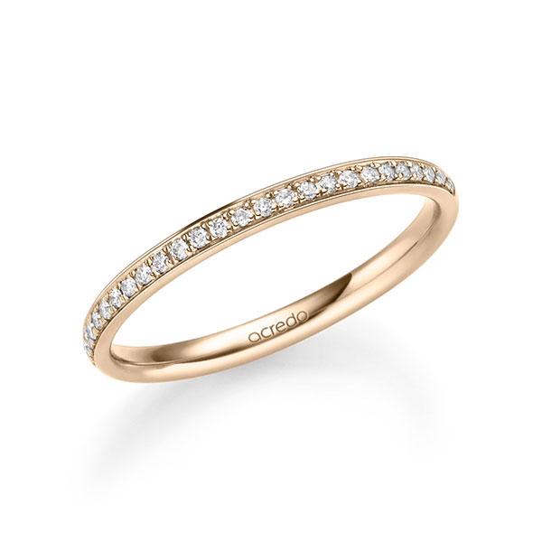 Memoire/Diamantring in Signature Gold 585 halbausgefasst mit zus. 0,13 ct. Brillant tw, si von acredo - A-13DRKP-X5-1WL6SVZ Memoire/Diamantring in Signature Gold 585 halbausgefasst mit zus. 0,13 ct. Brillant tw, si von acredo - A-13DRKP-X5-1WL6SVZ