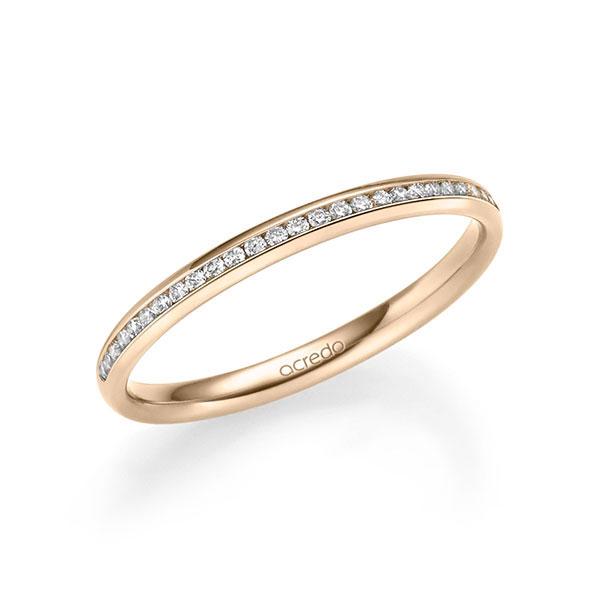 Memoire/Diamantring in Signature Gold 585 halbausgefasst mit zus. 0,14 ct. Brillant tw, si von acredo - A-13DRKH-X5-1WL676Z Memoire/Diamantring in Signature Gold 585 halbausgefasst mit zus. 0,14 ct. Brillant tw, si von acredo - A-13DRKH-X5-1WL676Z