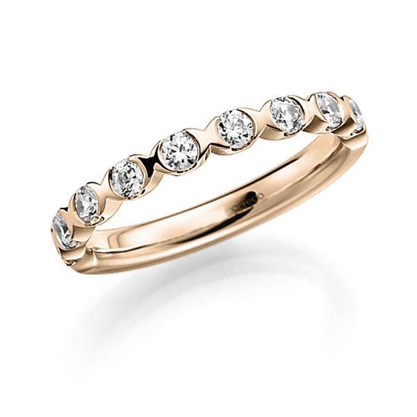 Memoire/Diamantring in Signature Gold 585 halbausgefasst mit zus. 0,48 ct. Brillant tw, vs von acredo - A-13P8D5-X5-1Q8DERZ Memoire/Diamantring in Signature Gold 585 halbausgefasst mit zus. 0,48 ct. Brillant tw, vs von acredo - A-13P8D5-X5-1Q8DERZ