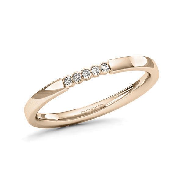 Memoire/Diamantring in Signature Gold 585 mit zus. 0,05 ct. Brillant tw, si von acredo - A-13P82P-X5-1SYRFEZ Memoire/Diamantring in Signature Gold 585 mit zus. 0,05 ct. Brillant tw, si von acredo - A-13P82P-X5-1SYRFEZ