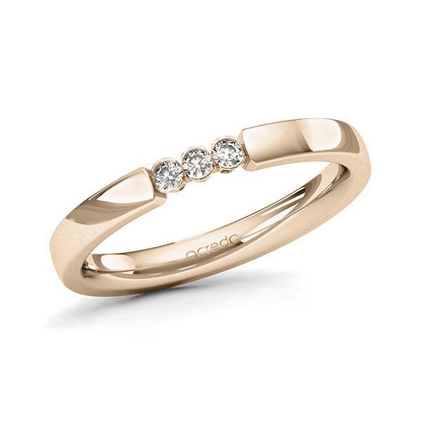 Memoire/Diamantring in Signature Gold 585 mit zus. 0,09 ct. Brillant tw, si von acredo - A-13P82B-X5-2LGI8Z Memoire/Diamantring in Signature Gold 585 mit zus. 0,09 ct. Brillant tw, si von acredo - A-13P82B-X5-2LGI8Z