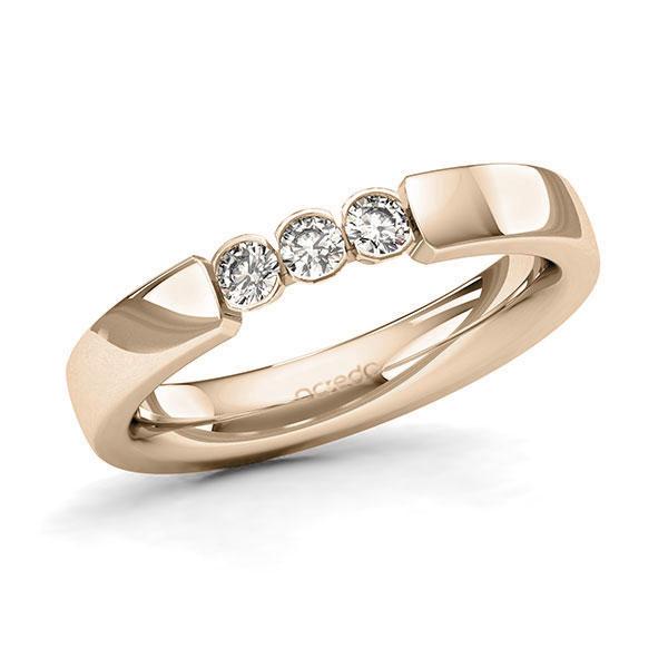 Memoire/Diamantring in Signature Gold 585 mit zus. 0,21 ct. Brillant tw, si von acredo - A-13P82H-X5-2LHGRZ Memoire/Diamantring in Signature Gold 585 mit zus. 0,21 ct. Brillant tw, si von acredo - A-13P82H-X5-2LHGRZ