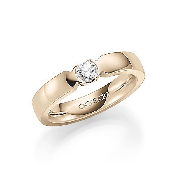 Memoire/Diamantring in Signature Gold 585 mit zus. 0,25 ct. Brillant tw, vs von acredo - A-13P8AM-X5-2LGIXZ Memoire/Diamantring in Signature Gold 585 mit zus. 0,25 ct. Brillant tw, vs von acredo - A-13P8AM-X5-2LGIXZ