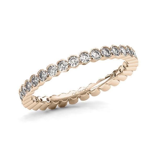 Memoire/Diamantring in Signature Gold 585 vollausgefasst mit zus. 1,02 ct. Brillant tw, si von acredo - A-13P880-X5-1TWLFIZ Memoire/Diamantring in Signature Gold 585 vollausgefasst mit zus. 1,02 ct. Brillant tw, si von acredo - A-13P880-X5-1TWLFIZ