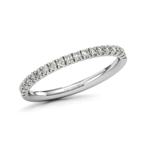 Memoire/Diamantring in Weissgold 585 halbausgefasst mit zus. 0,285 ct. Brillant tw, si von acredo - A-11QGDW-W5-1U0KQXZ Memoire/Diamantring in Weissgold 585 halbausgefasst mit zus. 0,285 ct. Brillant tw, si von acredo - A-11QGDW-W5-1U0KQXZ