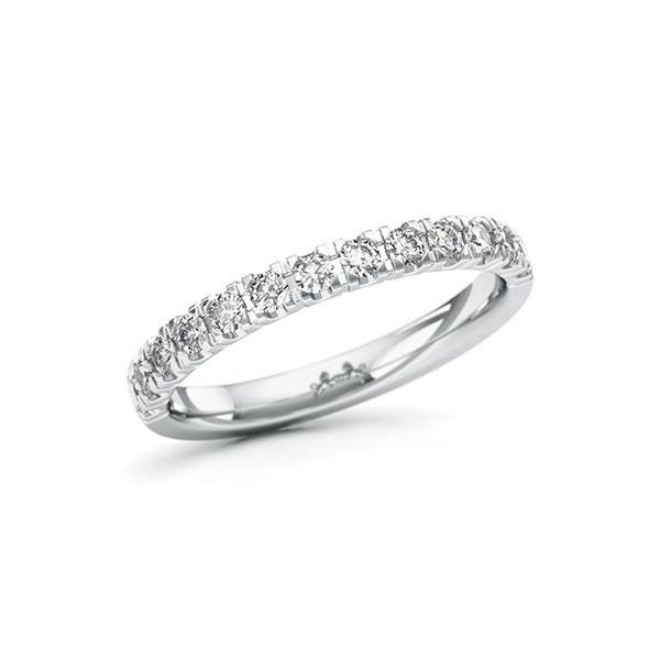 Memoire/Diamantring in Weißgold 585 halbausgefasst mit zus. 0,39 ct. Brillant tw, si von Steinberg - Q-11QQTX-W5-1U0LDTZ Memoire/Diamantring in Weißgold 585 halbausgefasst mit zus. 0,39 ct. Brillant tw, si von Steinberg - Q-11QQTX-W5-1U0LDTZ