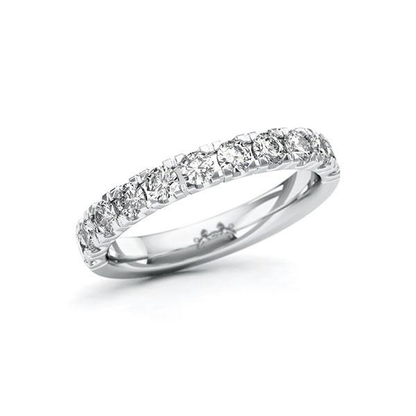 Memoire/Diamantring in Weißgold 585 halbausgefasst mit zus. 0,77 ct. Brillant tw, si von Steinberg - Q-11QR36-W5-1U0KX4Z Memoire/Diamantring in Weißgold 585 halbausgefasst mit zus. 0,77 ct. Brillant tw, si von Steinberg - Q-11QR36-W5-1U0KX4Z