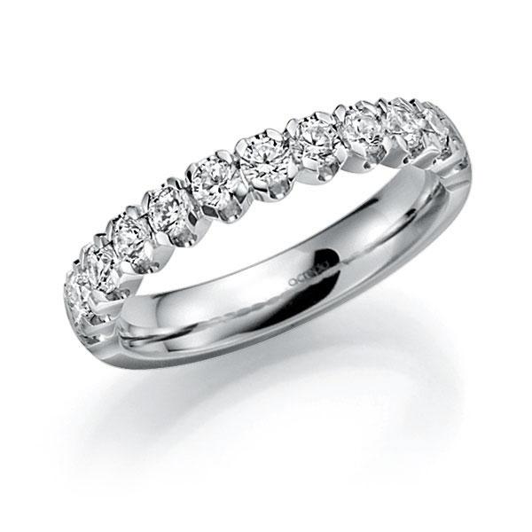 Memoire/Diamantring in Weißgold 585 halbausgefasst mit zus. 0,96 ct. Brillant tw, vs von acredo - A-7X1SG-W5-9S20LZ Memoire/Diamantring in Weißgold 585 halbausgefasst mit zus. 0,96 ct. Brillant tw, vs von acredo - A-7X1SG-W5-9S20LZ