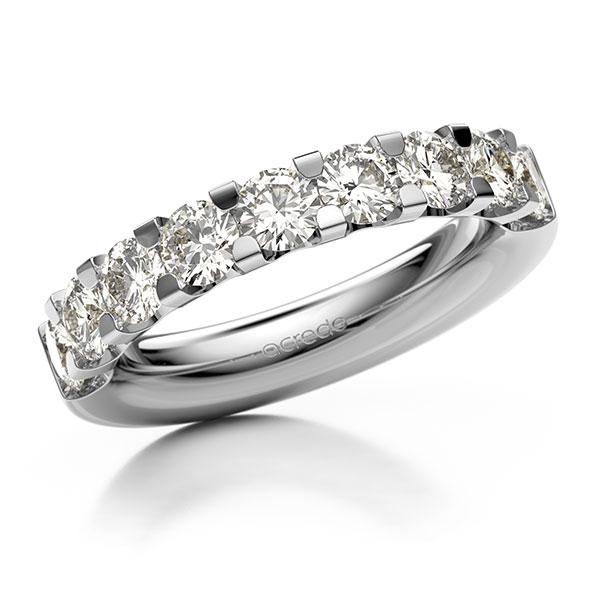 Memoire/Diamantring in Weißgold 585 halbausgefasst mit zus. 1,8 ct. Brillant tw, vs von acredo - A-12EXDT-W5-1C93HWZ Memoire/Diamantring in Weißgold 585 halbausgefasst mit zus. 1,8 ct. Brillant tw, vs von acredo - A-12EXDT-W5-1C93HWZ