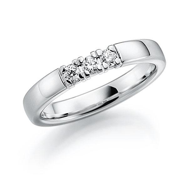 Memoire/Diamantring in Weißgold 585 mit zus. 0,15 ct. Brillant tw, vs von acredo - A-7IPWW-W5-8XDJWZ Memoire/Diamantring in Weißgold 585 mit zus. 0,15 ct. Brillant tw, vs von acredo - A-7IPWW-W5-8XDJWZ