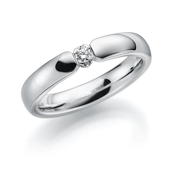 Memoire/Diamantring in Weissgold 585 mit zus. 0,1 ct. Brillant tw, vs von acredo - A-SZY9G-W5-1TXE6Z Memoire/Diamantring in Weissgold 585 mit zus. 0,1 ct. Brillant tw, vs von acredo - A-SZY9G-W5-1TXE6Z