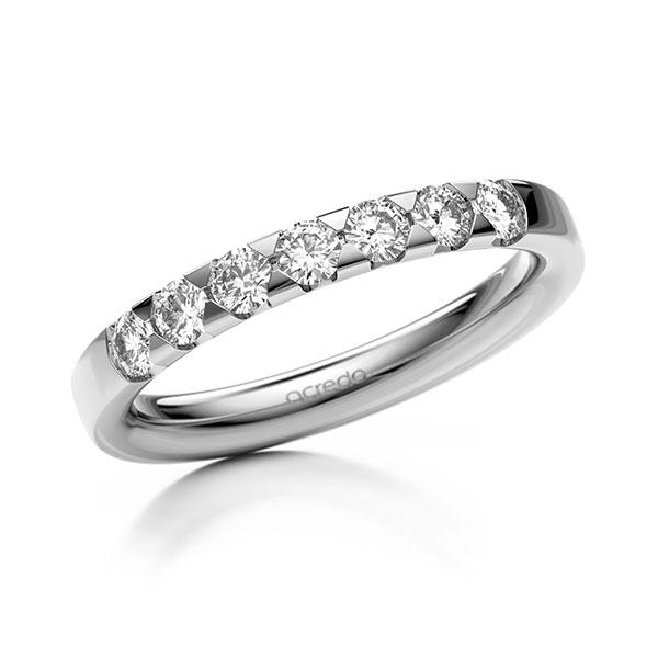 Memoire/Diamantring in Weißgold 585 mit zus. 0,49 ct. Brillant tw, si von acredo - A-126M5W-W5-8Y7WRZ Memoire/Diamantring in Weißgold 585 mit zus. 0,49 ct. Brillant tw, si von acredo - A-126M5W-W5-8Y7WRZ