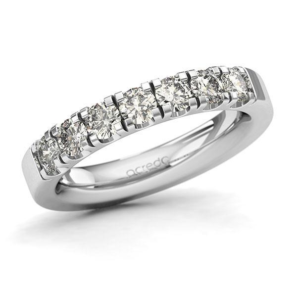 Memoire/Diamantring in Weissgold 585 mit zus. 1,05 ct. Brillant tw, si von acredo - A-127T7L-W5-1C7DUBZ Memoire/Diamantring in Weissgold 585 mit zus. 1,05 ct. Brillant tw, si von acredo - A-127T7L-W5-1C7DUBZ