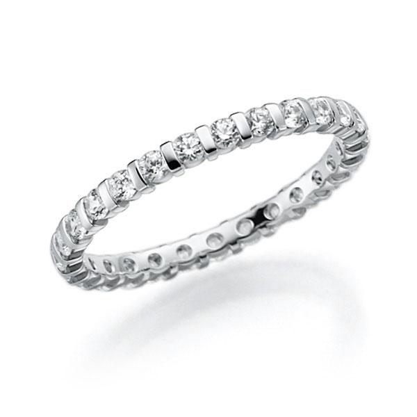 Memoire/Diamantring in Weißgold 585 vollausgefasst mit zus. 0,58 ct. Brillant tw, vs von acredo - A-7J2DR-W5-BHF71Z Memoire/Diamantring in Weißgold 585 vollausgefasst mit zus. 0,58 ct. Brillant tw, vs von acredo - A-7J2DR-W5-BHF71Z