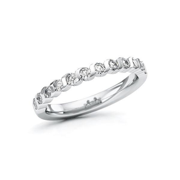 Memoire/Diamantring in Weissgold 585 vollausgefasst mit zus. 0,96 ct. Brillant tw, si von Steinberg - Q-11QRAU-W5-1U0PTVZ Memoire/Diamantring in Weissgold 585 vollausgefasst mit zus. 0,96 ct. Brillant tw, si von Steinberg - Q-11QRAU-W5-1U0PTVZ