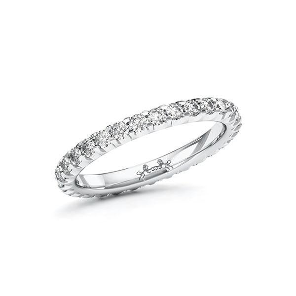 Memoire/Diamantring in Weißgold 585 vollausgefasst mit zus. 1,2 ct. Brillant tw, si von Steinberg - Q-10L6BC-W5-1U0KN4Z Memoire/Diamantring in Weißgold 585 vollausgefasst mit zus. 1,2 ct. Brillant tw, si von Steinberg - Q-10L6BC-W5-1U0KN4Z
