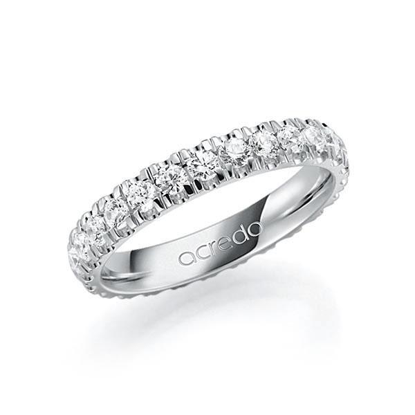 Memoire/Diamantring in Weißgold 585 vollausgefasst mit zus. 1,44 ct. Brillant tw, vs von acredo - A-7X5BG-W5-BJVTWZ Memoire/Diamantring in Weißgold 585 vollausgefasst mit zus. 1,44 ct. Brillant tw, vs von acredo - A-7X5BG-W5-BJVTWZ
