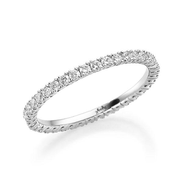 Memoire/Diamantring in Weißgold 750 mit zus. 0,5 ct. tw, vs von Steinberg - Q-ZLCVT-W7-1QL1MKZ Memoire/Diamantring in Weißgold 750 mit zus. 0,5 ct. tw, vs von Steinberg - Q-ZLCVT-W7-1QL1MKZ