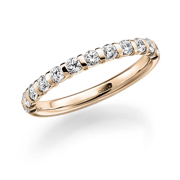 memoire/diamond ring in Signature Gold 585 half set with diamonds with in total 0,6 ct. brilliant tw,vs by acredo - A-13C9DV-X5-91PNRZ memoire/diamond ring in Signature Gold 585 half set with diamonds with in total 0,6 ct. brilliant tw,vs by acredo - A-13C9DV-X5-91PNRZ