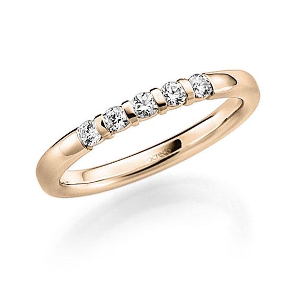 memoire/diamond ring in Signature Gold 585 with in total 0,3 ct. brilliant tw,vs by acredo - A-7J2NR-X5-2LHGZZ memoire/diamond ring in Signature Gold 585 with in total 0,3 ct. brilliant tw,vs by acredo - A-7J2NR-X5-2LHGZZ