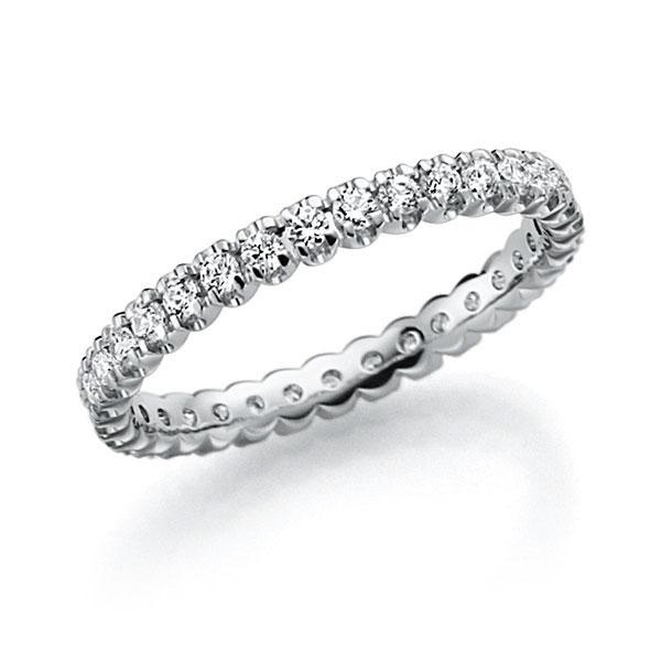 memoire/diamond ring in White gold 14K (585/1000) completely set with diamonds with in total 1,16 ct. brilliant tw,vs by acredo - A-7X1T1-W5-BJVVWZ memoire/diamond ring in White gold 14K (585/1000) completely set with diamonds with in total 1,16 ct. brilliant tw,vs by acredo - A-7X1T1-W5-BJVVWZ
