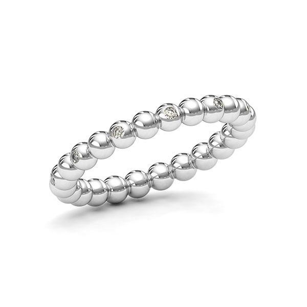 memoire/diamond ring in White gold 14K (585/1000) with in total 0,16 ct. tw,si by Eternal Touch - E-11DYUC-W5-1T2U1EZ memoire/diamond ring in White gold 14K (585/1000) with in total 0,16 ct. tw,si by Eternal Touch - E-11DYUC-W5-1T2U1EZ