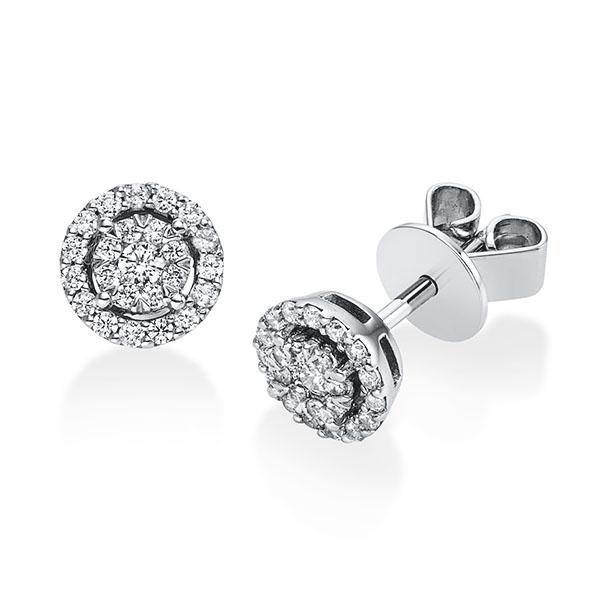 Ohrschmuck in Platin 950 mit zus. 0,248 ct. tw, si - BD-13K7SP-W9-1X9AGLZ Ohrschmuck in Platin 950 mit zus. 0,248 ct. tw, si - BD-13K7SP-W9-1X9AGLZ