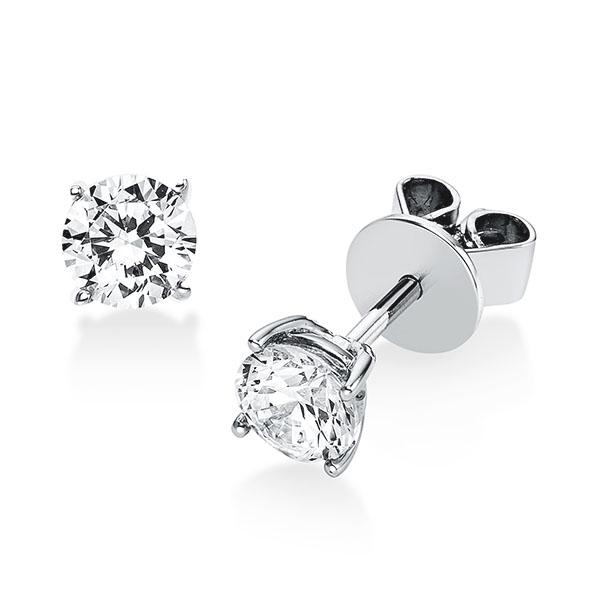 Ohrstecker - 4 Krappen in Platin 950 mit 2x 0,4 ct. Brillant tw, si - BD-13LQL0-W9-1XBYLLZ Ohrstecker - 4 Krappen in Platin 950 mit 2x 0,4 ct. Brillant tw, si - BD-13LQL0-W9-1XBYLLZ