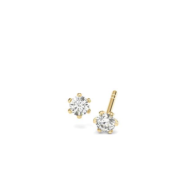 Ohrstecker - 6 Krappen G159 in Gelbgold 585 mit zus. 0,2 ct. Brillant tw, si von acredo - A-11JGRB-G5-1TRIJDZ Ohrstecker - 6 Krappen G159 in Gelbgold 585 mit zus. 0,2 ct. Brillant tw, si von acredo - A-11JGRB-G5-1TRIJDZ