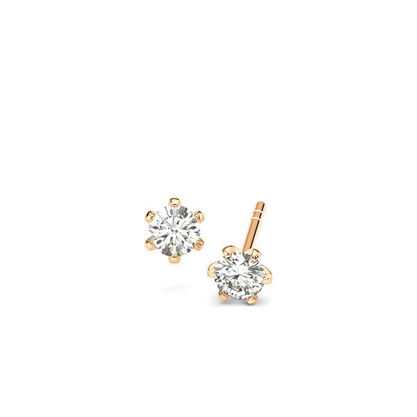 Ohrstecker - 6 Krappen G159 in Roségold 585 mit zus. 0,4 ct. Brillant tw, si von acredo - A-11JGRZ-E5-1TRGSMZ Ohrstecker - 6 Krappen G159 in Roségold 585 mit zus. 0,4 ct. Brillant tw, si von acredo - A-11JGRZ-E5-1TRGSMZ