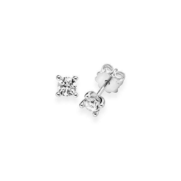 Ohrstecker, 4 Krappen in Weißgold 585 mit 2x 0,3 ct. Brillant tw, vs von acredo - A-10L96B-W5-1IVALLZ Ohrstecker, 4 Krappen in Weißgold 585 mit 2x 0,3 ct. Brillant tw, vs von acredo - A-10L96B-W5-1IVALLZ