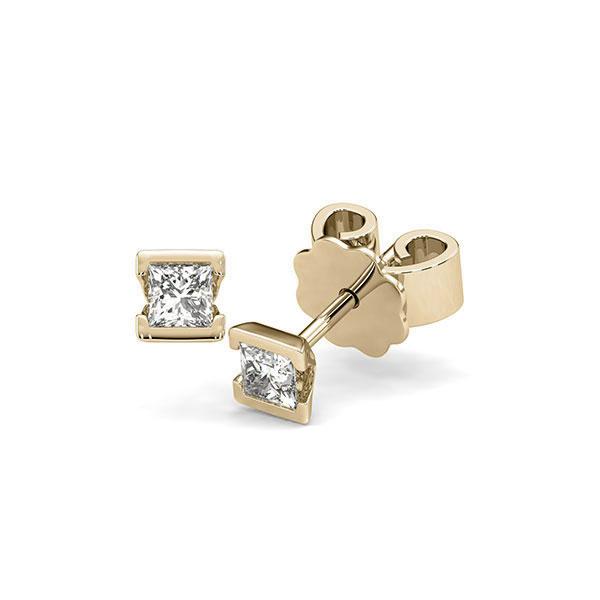 Ohrstecker Geraden in Gelbgold 585 mit zus. 0,4 ct. Prinzess-Diamant tw, si von acredo - A-Y1BVR-G5-1MIV9WZ Ohrstecker Geraden in Gelbgold 585 mit zus. 0,4 ct. Prinzess-Diamant tw, si von acredo - A-Y1BVR-G5-1MIV9WZ