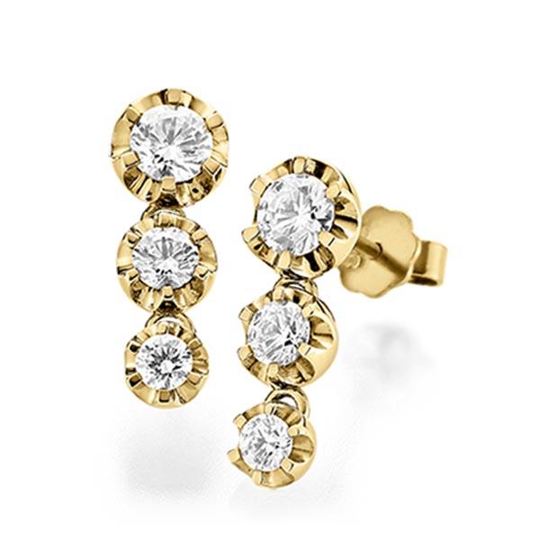 Ohrstecker in Gelbgold 585 mit zus. 1,8 ct. tw, si von acredo - A-UWRAL-G5-1GSHC6Z Ohrstecker in Gelbgold 585 mit zus. 1,8 ct. tw, si von acredo - A-UWRAL-G5-1GSHC6Z