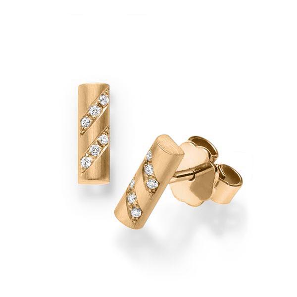 Ohrstecker in Roségold 585 mit zus. 0,06 ct. tw, si von acredo - A-ZMVXN-E5-1QNSKLZ Ohrstecker in Roségold 585 mit zus. 0,06 ct. tw, si von acredo - A-ZMVXN-E5-1QNSKLZ