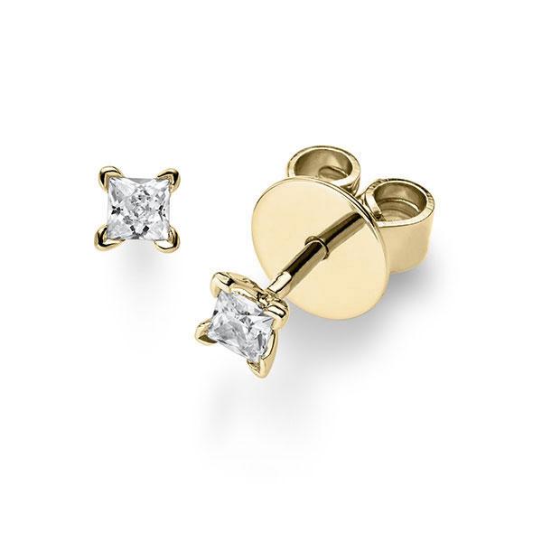 Ohrstecker ( P23 - P26 ) in Gelbgold 585 mit zus. 0,2 ct. Prinzess-Diamant tw, si von Steinberg - Q-ZKXQ9-G5-1QJPIBZ Ohrstecker ( P23 - P26 ) in Gelbgold 585 mit zus. 0,2 ct. Prinzess-Diamant tw, si von Steinberg - Q-ZKXQ9-G5-1QJPIBZ