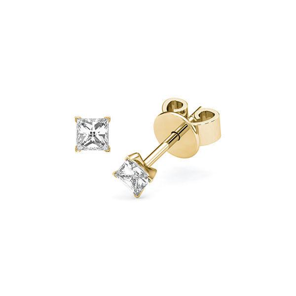 Ohrstecker ( P23 - P26 ) in Gelbgold 585 mit zus. 0,3 ct. Prinzess-Diamant tw, si von Steinberg - Q-ZKXQD-G5-1QJPICZ Ohrstecker ( P23 - P26 ) in Gelbgold 585 mit zus. 0,3 ct. Prinzess-Diamant tw, si von Steinberg - Q-ZKXQD-G5-1QJPICZ