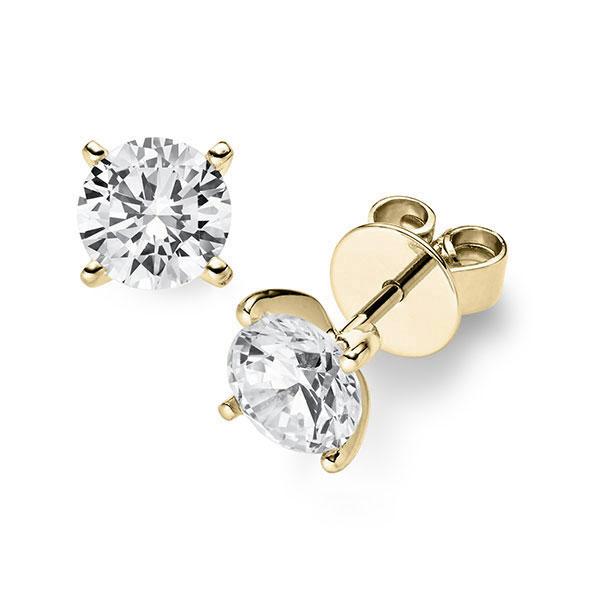 Ohrstecker ( P53 - P56 ) in Gelbgold 585 mit 2x 1 ct. Brillant tw, vs von Steinberg - Q-ZKXDY-G5-1IVNCWZ Ohrstecker ( P53 - P56 ) in Gelbgold 585 mit 2x 1 ct. Brillant tw, vs von Steinberg - Q-ZKXDY-G5-1IVNCWZ