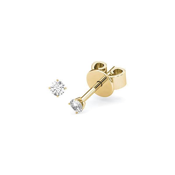 Ohrstecker ( P53 - P56 ) in Gelbgold 585 mit zus. 0,1 ct. Brillant tw, si von Steinberg - Q-ZKXDL-G5-1U2M0GZ Ohrstecker ( P53 - P56 ) in Gelbgold 585 mit zus. 0,1 ct. Brillant tw, si von Steinberg - Q-ZKXDL-G5-1U2M0GZ