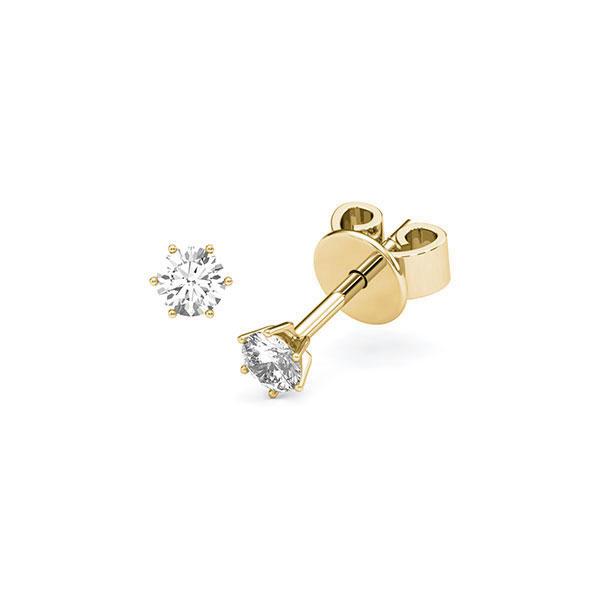 Ohrstecker ( P5 ) in Gelbgold 585 mit zus. 0,25 ct. Brillant tw, si von Steinberg - Q-ZKVG0-G5-1U2LZCZ Ohrstecker ( P5 ) in Gelbgold 585 mit zus. 0,25 ct. Brillant tw, si von Steinberg - Q-ZKVG0-G5-1U2LZCZ