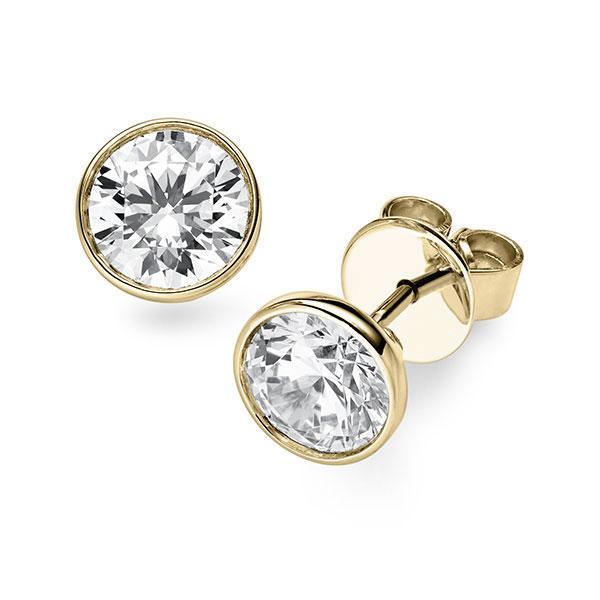 Ohrstecker ( P 71 -74 ) in Gelbgold 585 mit 2x 1 ct. Brillant tw, vs von Steinberg - Q-ZKXG3-G5-1IVB7GZ Ohrstecker ( P 71 -74 ) in Gelbgold 585 mit 2x 1 ct. Brillant tw, vs von Steinberg - Q-ZKXG3-G5-1IVB7GZ