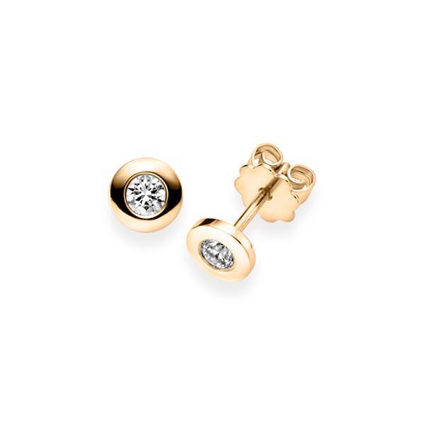 Ohrstecker, Zarge in Roségold 585 mit 2x 0,3 ct. Brillant tw, vs von acredo - A-10LB8Q-E5-1IVAP6Z Ohrstecker, Zarge in Roségold 585 mit 2x 0,3 ct. Brillant tw, vs von acredo - A-10LB8Q-E5-1IVAP6Z