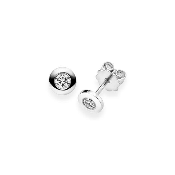 Ohrstecker, Zarge in Weissgold 585 mit zus. 0,5 ct. Brillant tw, vs von acredo - A-10LNQQ-W5-1UEFGZ Ohrstecker, Zarge in Weissgold 585 mit zus. 0,5 ct. Brillant tw, vs von acredo - A-10LNQQ-W5-1UEFGZ