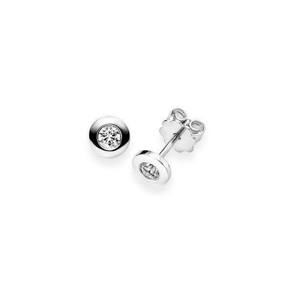 Oorsteker gladomzetting in witgoud 14 kt. met in totaal 0,2 ct. Briljant tw,vs van acredo - A-10LBQ7-W5-1UEEYZ Oorsteker gladomzetting in witgoud 14 kt. met in totaal 0,2 ct. Briljant tw,vs van acredo - A-10LBQ7-W5-1UEEYZ