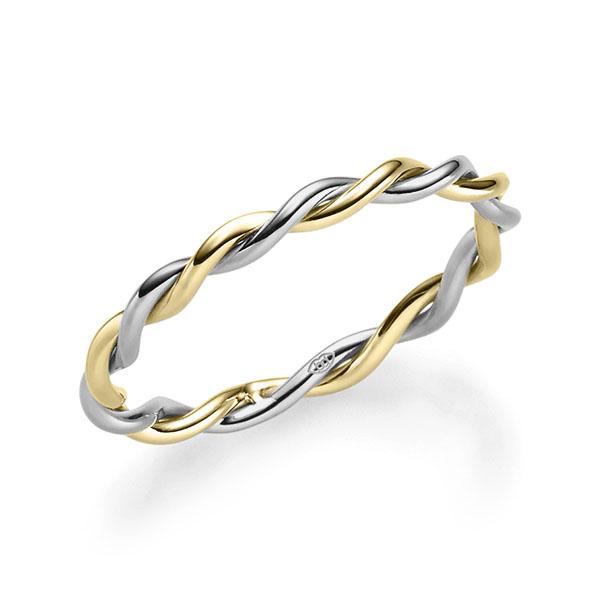 Ring in Gelbgold 585 Graugold 585 von Merii - M-13DEEK-GD5 Ring in Gelbgold 585 Graugold 585 von Merii - M-13DEEK-GD5