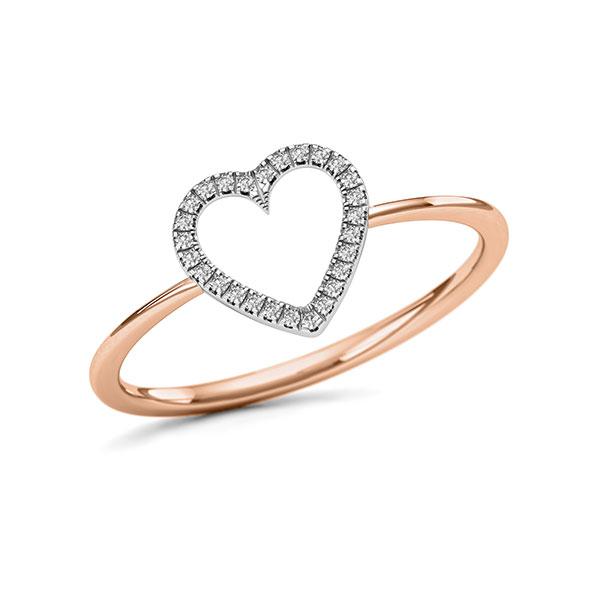 Ring in roodgoud 18 kt. met in totaal 0,048 ct. w,si - BD-12MQQ5-R7-1VL5H2Z Ring in roodgoud 18 kt. met in totaal 0,048 ct. w,si - BD-12MQQ5-R7-1VL5H2Z