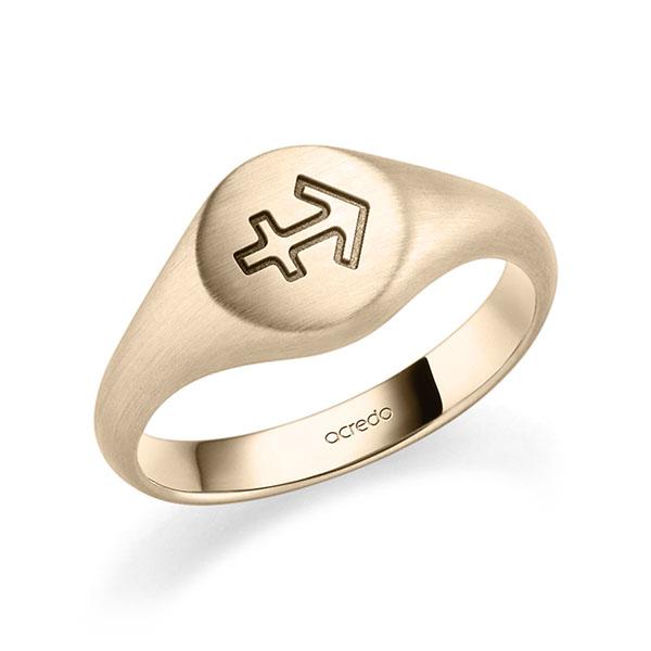 ring in Signature Gold 585 by acredo - A-15LV2J-X5 ring in Signature Gold 585 by acredo - A-15LV2J-X5