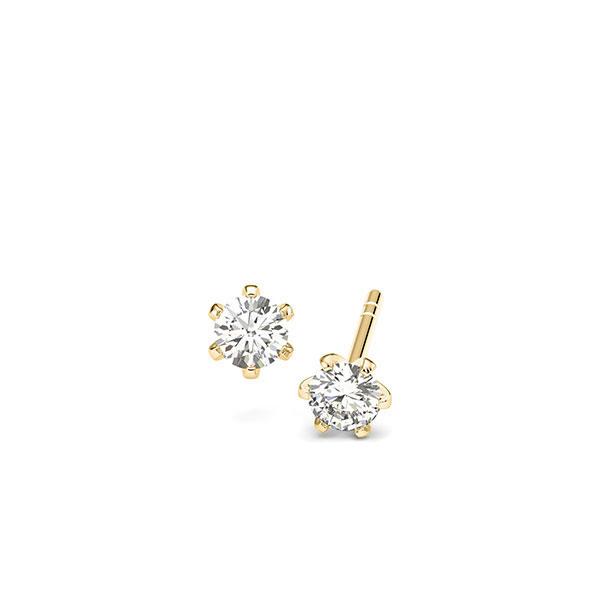 Set in geelgoud 14 kt. met in totaal 0,4 ct. Briljant tw/si van acredo - A-11JGRX-G5-1Y27CDZ Set in geelgoud 14 kt. met in totaal 0,4 ct. Briljant tw/si van acredo - A-11JGRX-G5-1Y27CDZ