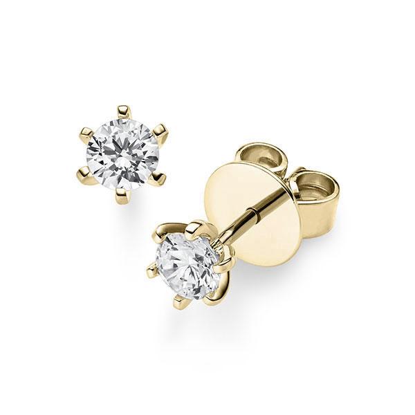 Set in Gelbgold 750 mit zus. 0,5 ct. Brillant tw, if von Steinberg - Q-13CCY9-G7-1U2M07Z Set in Gelbgold 750 mit zus. 0,5 ct. Brillant tw, if von Steinberg - Q-13CCY9-G7-1U2M07Z