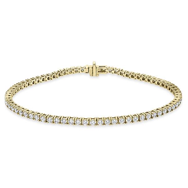 Tennis-Armband in Gelbgold 585 mit zus. 2,996 ct. tw, si - BD-13KLFG-G5-1X61M2Z Tennis-Armband in Gelbgold 585 mit zus. 2,996 ct. tw, si - BD-13KLFG-G5-1X61M2Z
